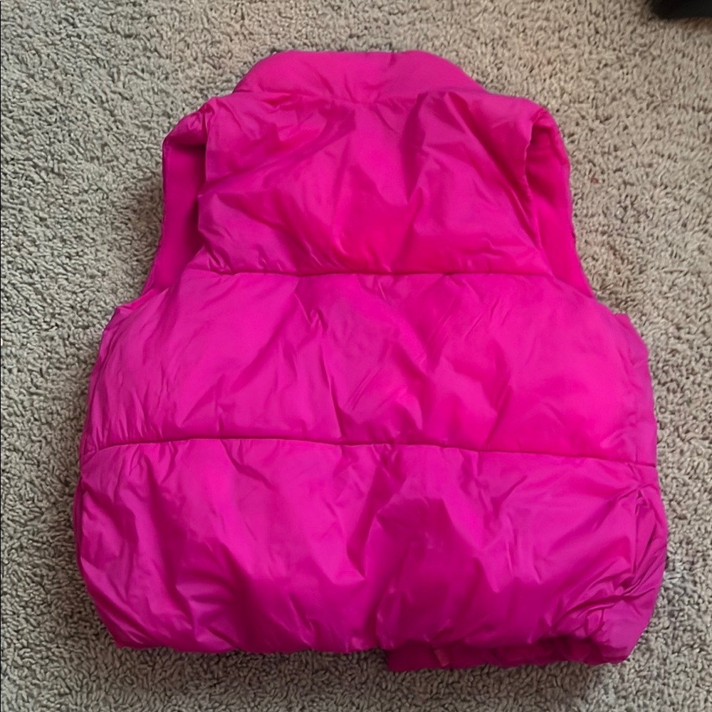 Old Navy-Kids Pink Puffer Vest - Picture 2 of 3